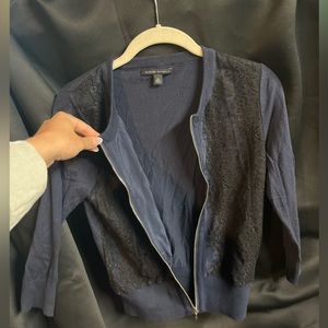 Banana republic cardigan with lace